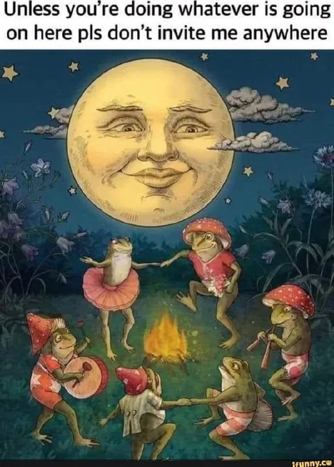 Frogs Dancing Under the Moon