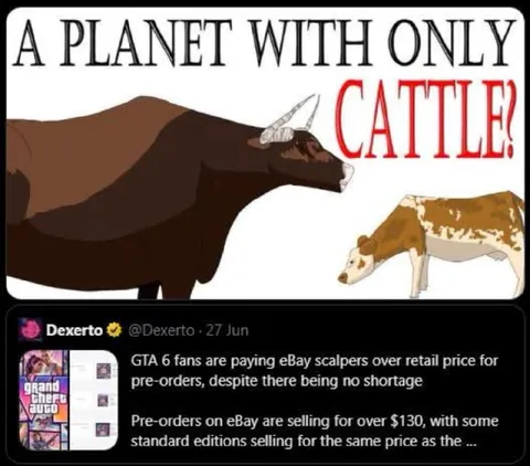 A Planet With Only Cattle