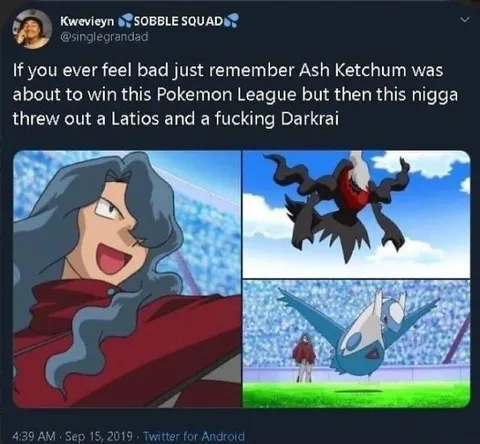 Ash Loses to Darkrai