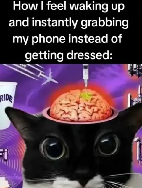 Phone Before Getting Dressed