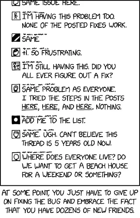 Bug Fix Thread Becomes Friendship