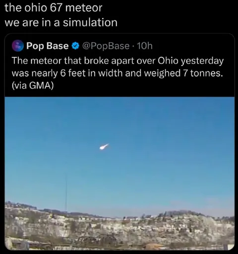 Ohio Meteor Simulation