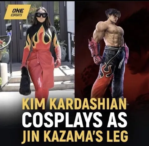 Kim Kardashian Jin Kazama Cosplay
