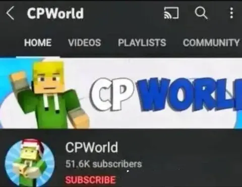 CPWorld Minecraft Channel