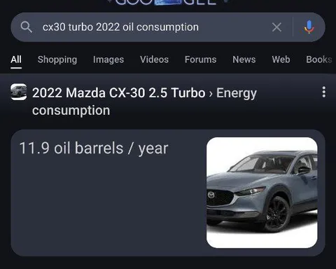 Mazda CX-30 Oil Barrels