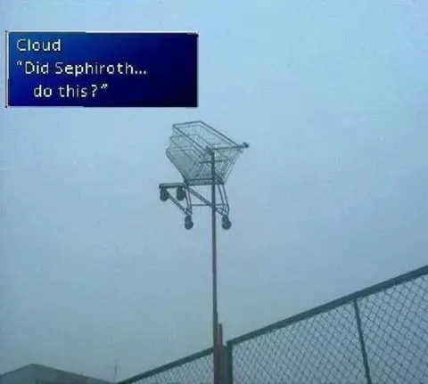 Cloud Blames Sephiroth