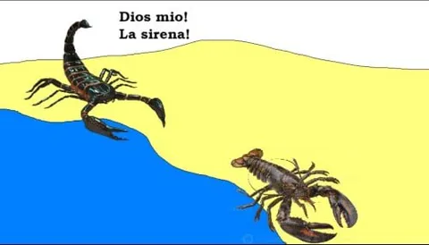 Dios mío, la sirena