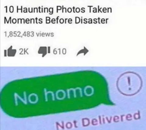 No Homo Not Delivered