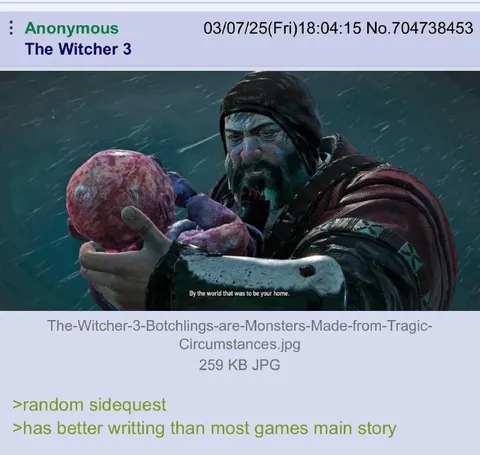 Random Sidequest Better Than Main Story