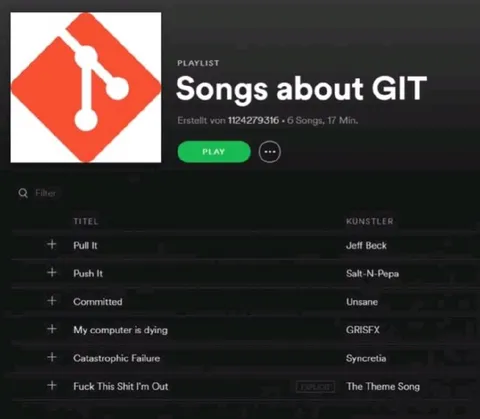 Songs About Git Playlist