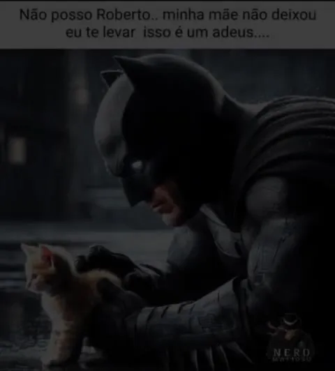 Batman não pode levar o gatinho