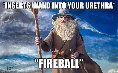 Wizard Urethra Fireball