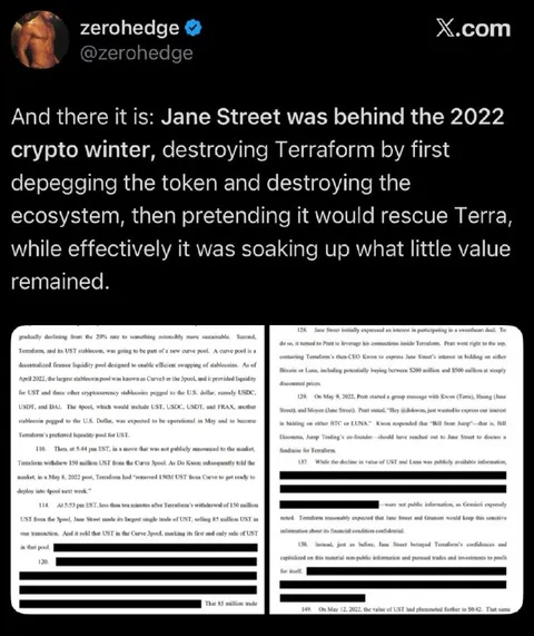 Jane Street Crypto Winter