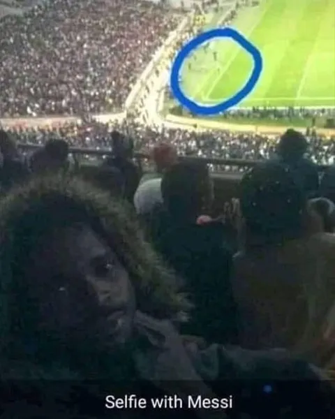 Selfie with Messi