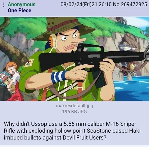 Usopp's Overengineered Sniper Rifle