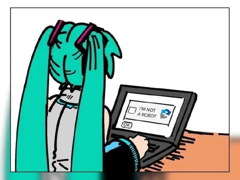 Hatsune Miku Fails the CAPTCHA