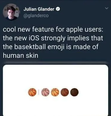 Basketball Emoji Skin Tones