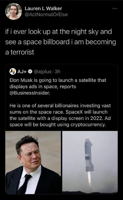 Space Billboard Terrorist